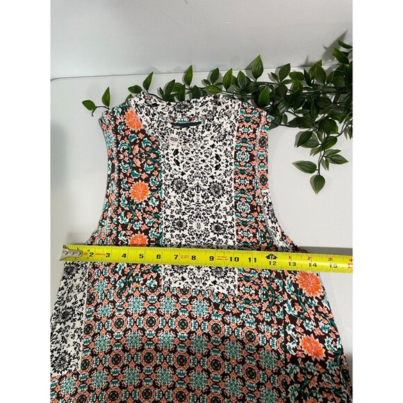 Maeve XS Sleeveless Mixed Floral Patchwork Swing Dress - Picture 13 of 15